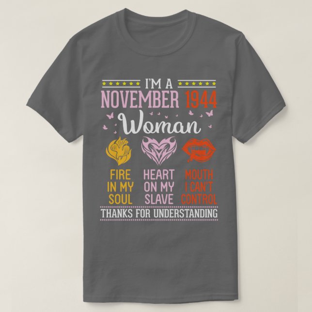 Im November 1944 feuerte eine Frau in meinem Soul  T-Shirt (Design vorne)