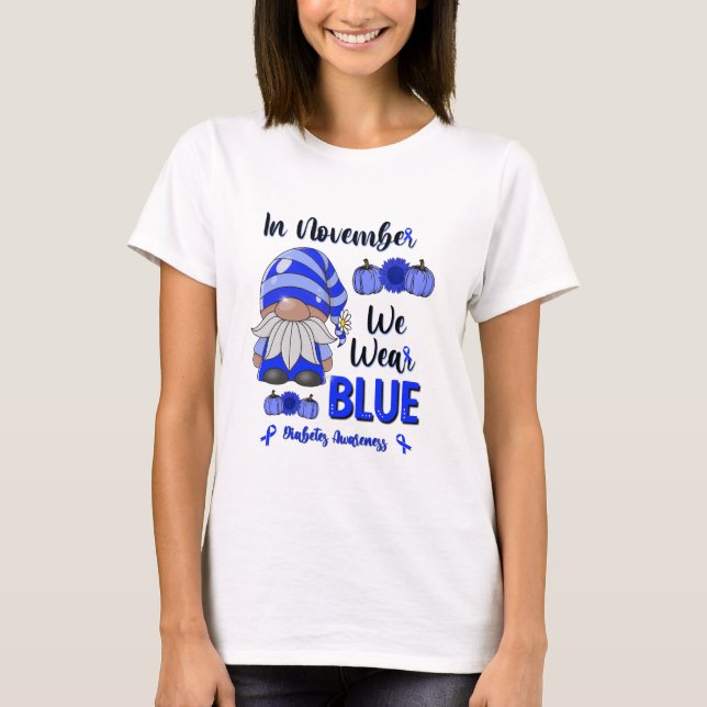 Im November tragen wir Blau: Bewusstsein für die Z T-Shirt (Vorderseite)