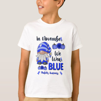 Im November tragen wir Blau: Bewusstsein für die Z T-Shirt