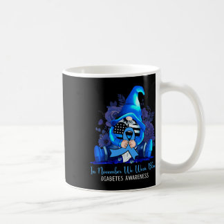 Im November tragen wir blaue Gnome Diabetes-Bewuss Kaffeetasse