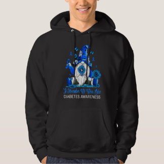 Im November tragen wir blaue Gnome Gnomies Diabete Hoodie