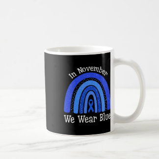 Im November tragen wir Blaue Regenbogendiabetes-Aw Kaffeetasse