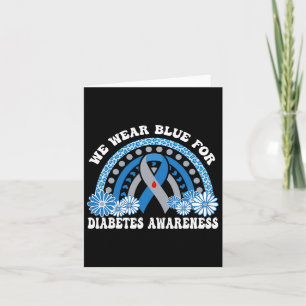 Im November tragen wir Blaue Regenbogendiabetes-Aw Karte