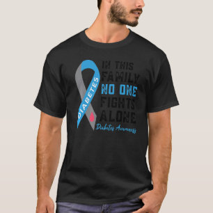 Im November tragen wir blauen Diabetiker T1d T2d D T-Shirt