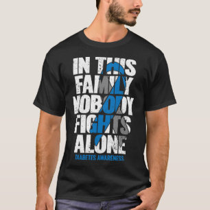 Im November tragen wir blauen T1D T2D Diabetes. T-Shirt