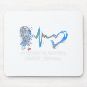 Im November tragen wir Blauer Diabetes-Sensibilisi Mousepad