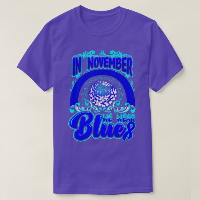 IM NOVEMBER TRAGEN WIR BLEU T-Shirt (Design vorne)