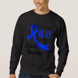 Im November tragen wir Blue Ribbon T1D Diabetes Aw Sweatshirt