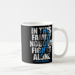 Im November tragen wir Blue T1d T2d Diabetes Kaffeetasse