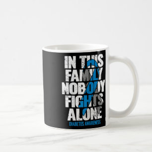 Im November tragen wir Blue T1d T2d Diabetes Kaffeetasse