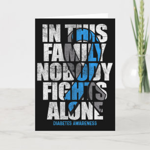 Im November tragen wir Blue T1d T2d Diabetes Karte