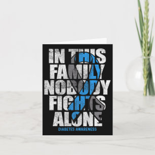Im November tragen wir Blue T1d T2d Diabetes Karte