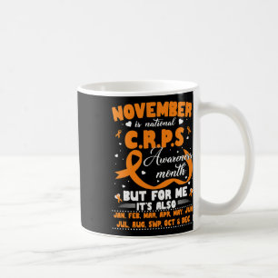 Im November tragen wir das Bewusstsein für Orange Kaffeetasse