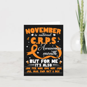 Im November tragen wir das Bewusstsein für Orange Karte