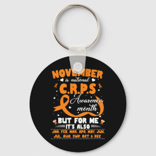Im November tragen wir das Bewusstsein für Orange  Schlüsselanhänger