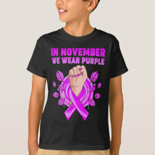 Im November tragen wir eine Lila Heimerheimer-Sens T-Shirt