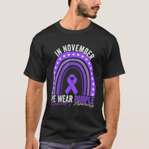 Im November tragen wir Lila Alzheimer Awareness de T-Shirt