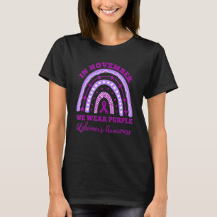Im November tragen wir Lila Alzheimer-Bewusstseins T-Shirt