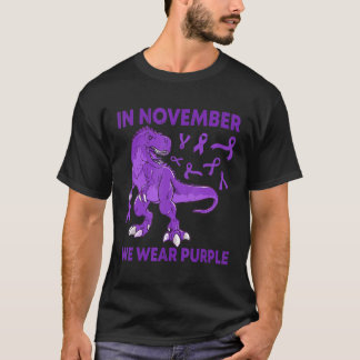 Im November tragen wir Lila Frühreife T-Shirt