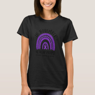 Im November tragen wir Lila Gewalt T-Shirt