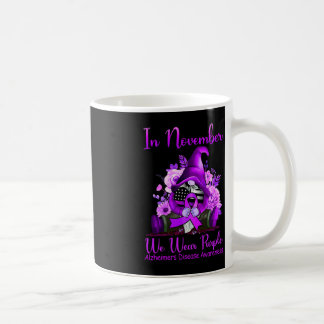 Im November tragen wir Lila Gnome Pumpkin Alzheime Kaffeetasse