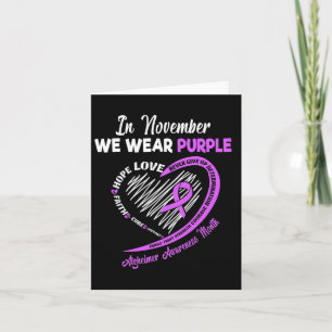 Im November tragen wir Lila Ribbon Heimerheimer Aw Karte