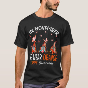 Im November tragen wir Orange Crps Sensibilisierun T-Shirt