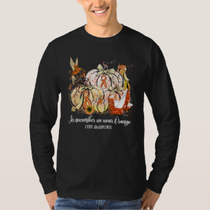 Im November tragen wir Orange Hummingbird COPD-Bew T-Shirt