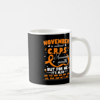 Im November tragen wir Orange Ribbon CRPS Bewussts Kaffeetasse