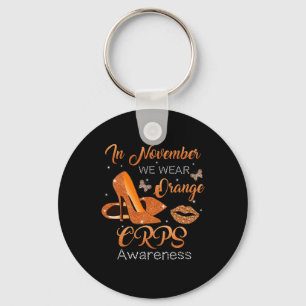 Im November tragen wir Orangen-High Heels Schuhe C Schlüsselanhänger