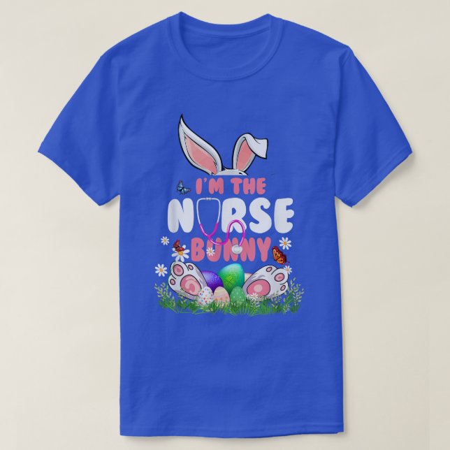 Im Nurse Bunny Niedlich Ostermatching Family  T-Shirt (Design vorne)