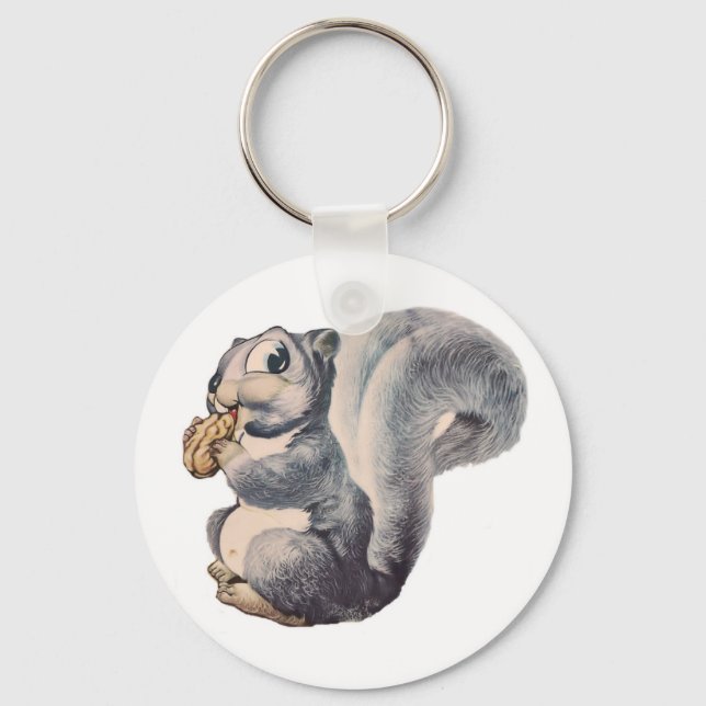I'm Nuts Squirrel Key Chain Schlüsselanhänger (Vorderseite)