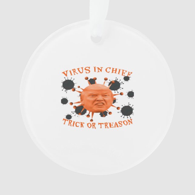 Im Obersten, Trick oder Trete, politisches AntiHal Ornament (Vorderseite)