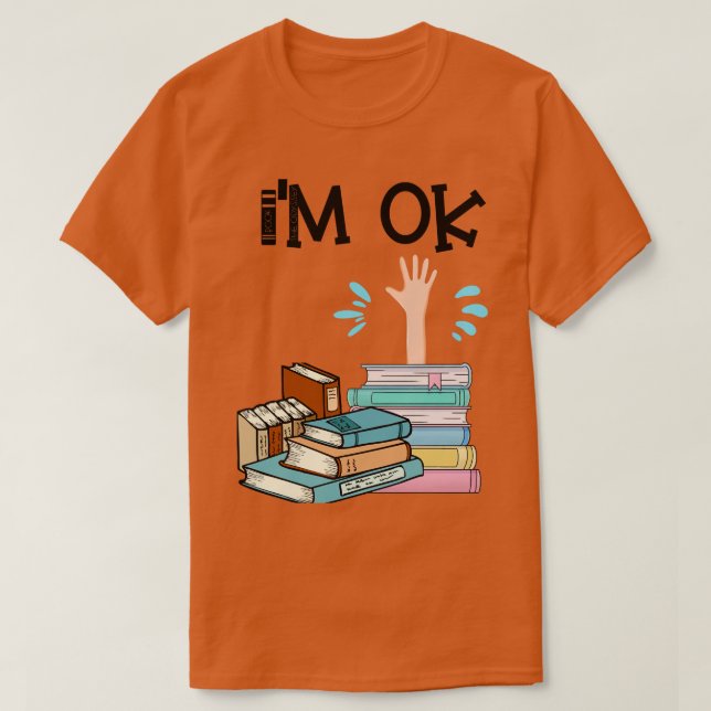 Im Ok Book T-Shirt (Design vorne)