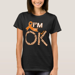 IM OK WORTE FÜR COPD ORANGE RIBBON T-Shirt
