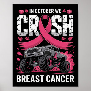 Im Oktober brechen wir die Brustkrebserkrankung Poster