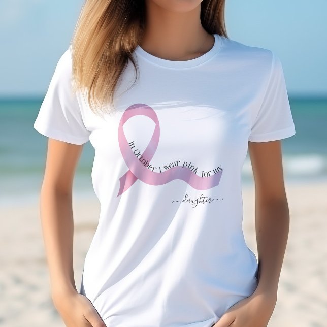 Im Oktober trage ich Pink für T-Shirt (Von Creator hochgeladen)
