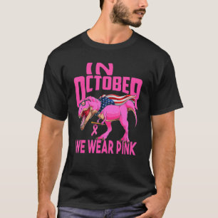 Im Oktober tragen wir die amerikanische Fahne "Pin T-Shirt