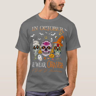 Im Oktober tragen wir die Orange ADHD Awareness 3 T-Shirt
