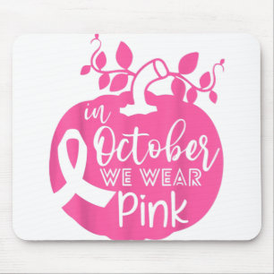 Im Oktober tragen wir die Pink Breast Cancer Pumpk Mousepad