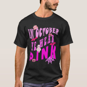 Im Oktober tragen wir ein rosa Bewusstsein für Bru T-Shirt