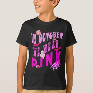 Im Oktober tragen wir ein rosa Bewusstsein für Bru T-Shirt