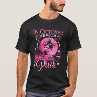 Im Oktober tragen wir K Ribbon Hexenbrust T-Shirt