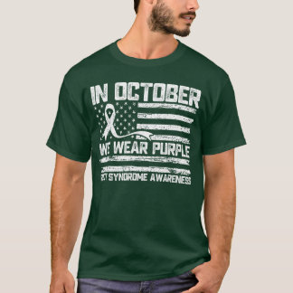 Im Oktober tragen wir Lila Rett-Syndrom-Bewusstsei T-Shirt