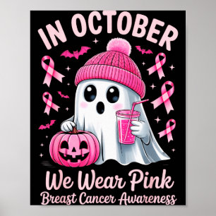 Im Oktober tragen wir Nk Brustkrebs-Bewusstsein Ha Poster