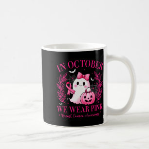 Im Oktober tragen wir Nk Brustkrebs-Bewusstsein Nk Kaffeetasse