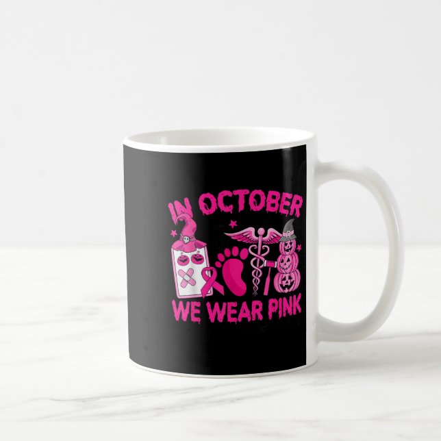 Im Oktober tragen wir NK-Brustkrebs-Diatrie Kaffeetasse (Rechts)