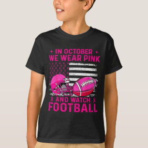 Im Oktober tragen wir Nk Brustkrebs Flag Football T-Shirt