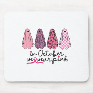 Im Oktober tragen wir Nk Ghost Boo Halloween Breas Mousepad