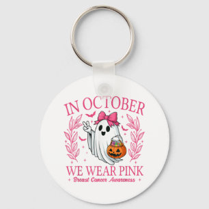 Im Oktober tragen wir NK Halloween Breastkrebs Kri Schlüsselanhänger